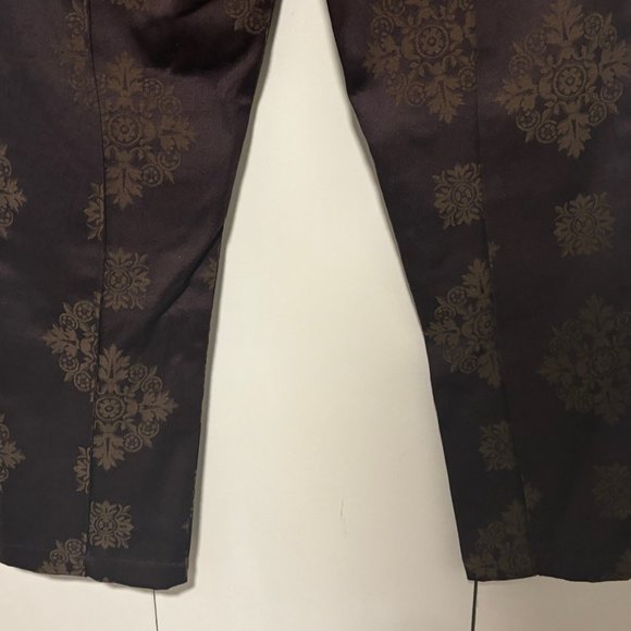 $770 BNWT Goodfight Jacquard Print CroppedTailored Trousers/ Pants 29 - 30 - Picture 12 of 16